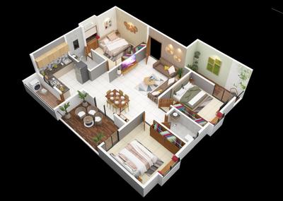 Image of 1180 Sq.ft 3 BHK Apartment / Flat for sale in Bajaj Nagar, Nagpur for Rs. 15500000