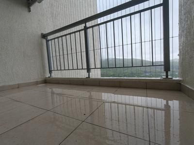Balcony Image of 1158 Sq.ft 3 BHK Apartment / Flat for rent in Godrej Emerald, Thane West Thane for Rs. 42999