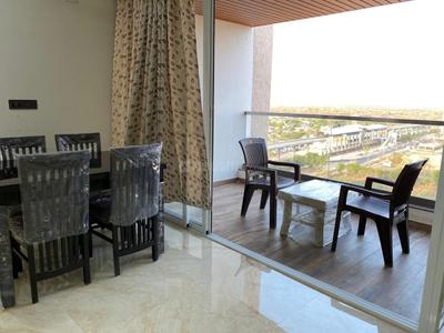 Hall Image of 1300 Sq.ft 3 BHK Apartment / Flat for rent in Radhe Infinity, Kudasan Gandhinagar for Rs. 42000