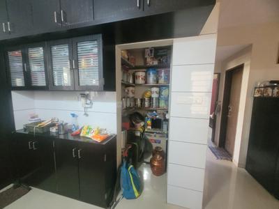 Kitchen Image of 624 Sq.ft 2 BHK Apartment / Flat for sale in Hari Nagar Rajkot for Rs. 3700000