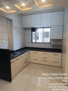 Kitchen Image of 1350 Sq.ft 3 BHK Apartment / Flat for rent in Sadguru Nagar Nashik for Rs. 27500