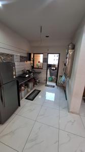 Kitchen Image of 644 Sq.ft 2 BHK Apartment / Flat for sale in Mangalam Pushpam Heights 2, Tarsali Vadodara for Rs. 2700000