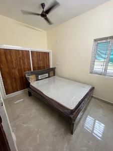 Bedroom Image of 600 Sq.ft 1 BHK Independent House for rent in Hafeezpet Hyderabad for Rs. 24000