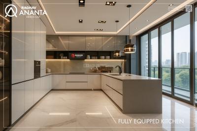 Kitchen Image of 524 Sq.ft 1 BHK Apartment / Flat for sale in Raghav Ananta, Vikhroli East Mumbai for Rs. 9000000