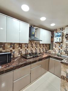 Kitchen Image of 550 Sq.ft 2 BHK Builder Floor for rent in Pioneer Floors - 8, Sector 15 Gurgaon for Rs. 35000