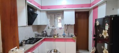 Kitchen Image of 2000 Sq.ft 3 BHK Apartment / Flat for rent in Accurate Wind Chimes, Narsingi Hyderabad for Rs. 65000