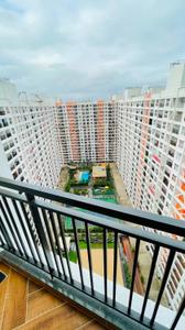 Balcony Image of 1005 Sq.ft 3 BHK Apartment / Flat for rent in Tayal K Town Kiwale, Vikas Nagar Pune for Rs. 32000