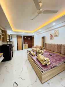 Bedroom Image of 400 Sq.ft 1 RK Studio for rent in Ramnagariya Jaipur for Rs. 18000