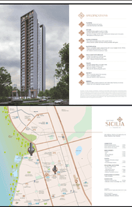 Image of 1270 Sq.ft 2 BHK Apartment / Flat for sale in Satyam Sicilia, Kopar Khairane, Navi Mumbai for Rs. 18000000