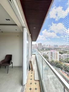 Balcony Image of 1000 Sq.ft 2 BHK Apartment / Flat for rent in One Indiabulls, Thane West Thane for Rs. 54999