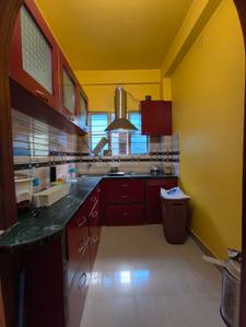Kitchen Image of 550 Sq.ft 2 BHK Apartment / Flat for sale in Purba Barisha Kolkata for Rs. 2300000