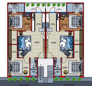 Image of 1070 Sq.ft 2 BHK Builder Floor for sale in Kharar, Mohali for Rs. 4090000