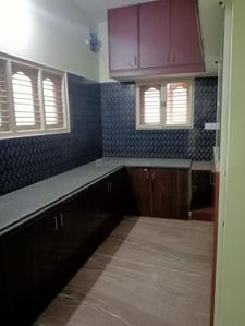 Kitchen Image of 1200 Sq.ft 2 BHK Builder Floor for rent in Kalkere Bengaluru for Rs. 25000