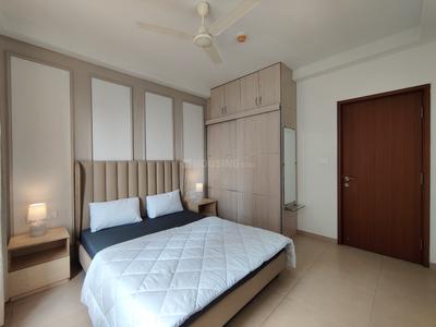 Bedroom Image of 1877 Sq.ft 3.5 BHK Apartment / Flat for rent in Bhartiya Nikoo Homes Phase 2, Thanisandra Bengaluru for Rs. 85009