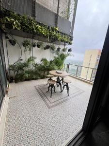 Balcony Image of 1500 Sq.ft 3 BHK Apartment / Flat for sale in Indiabulls Sky Forest, Parel Mumbai for Rs. 100000000