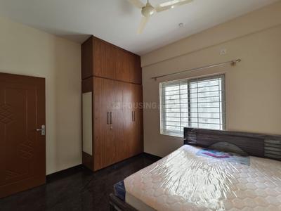 Bedroom Image of 600 Sq.ft 1 BHK Builder Floor for rent in HSR Layout Bengaluru for Rs. 31000