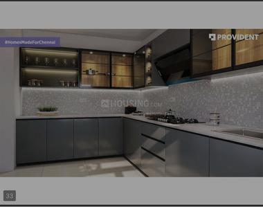 Kitchen Image of 900 Sq.ft 2 BHK Apartment / Flat for sale in Provident Bayscape, Kelambakkam Chennai for Rs. 6800000