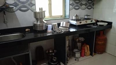 Kitchen Image of 540 Sq.ft 1 BHK Apartment / Flat for rent in Tribhuvan CHS, Dombivli West Thane for Rs. 12000