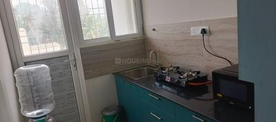 Kitchen Image of 680 Sq.ft 1 BHK Builder Floor for rent in Bellandur Bengaluru for Rs. 36000