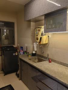 Kitchen Image of 1080 Sq.ft 2 BHK Apartment / Flat for rent in Godrej Vananta, Jagatpur Ahmedabad for Rs. 25000