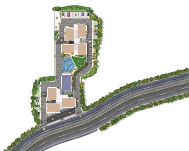 Floor Plan Image of 1676 Sq.ft 4 BHK Apartment / Flat for sale in Shree Miraya, New Town Kolkata for Rs. 16200000