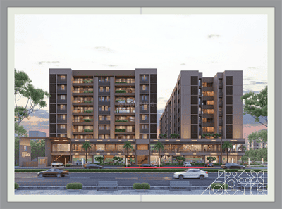 Image of 2520 Sq.ft 3 BHK Apartment / Flat for sale in Unique Luxuria, Gota, Ahmedabad for Rs. 17800000