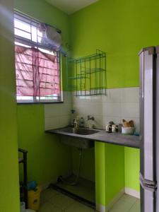 Kitchen Image of 480 Sq.ft 1 BHK Apartment / Flat for sale in Shapoorji Pallonji Shukhobrishti Spriha Phase 9, New Town Kolkata for Rs. 2700000
