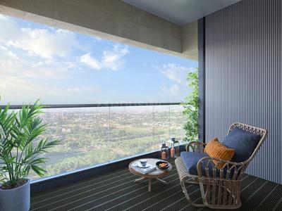 Balcony Image of 3170 Sq.ft 4 BHK Apartment / Flat for sale in Indraprasth Shivanta, Ambli Ahmedabad for Rs. 25000000