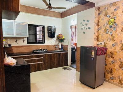 Kitchen Image of 1427 Sq.ft 3 BHK Apartment / Flat for sale in Sairang Heights, Atladara Vadodara for Rs. 4100000