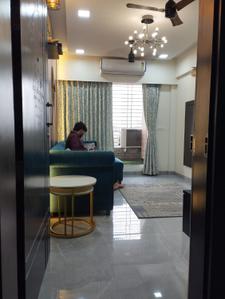 Hall Image of 650 Sq.ft 1 BHK Apartment / Flat for rent in Platinum Royal Residency, Kharghar Navi Mumbai for Rs. 30000