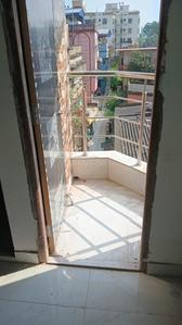 Balcony Image of 800 Sq.ft 2 BHK Apartment / Flat for sale in Saha Para Kolkata for Rs. 3400000