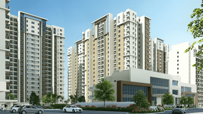 Image of 1572 Sq.ft 3 BHK Apartment / Flat for sale in Doshi Risington 2, Karapakkam, Chennai for Rs. 15200000