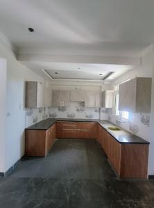 Kitchen Image of 1650 Sq.ft 3 BHK Apartment / Flat for rent in Arsha Sumangalam, Vrindavan Yojana Lucknow for Rs. 20000