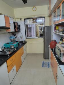 Kitchen Image of 990 Sq.ft 2 BHK Apartment / Flat for sale in Rajhans Kshitij Iris Wing E F G, Vasai West Vasai for Rs. 8500000