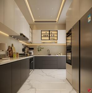 Kitchen Image of 1840 Sq.ft 3 BHK Apartment / Flat for sale in Sarv Sukh The Eden Park, Utrathiya Zirakpur for Rs. 9600000
