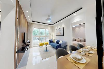 Living Room Image of 440 Sq.ft 1 BHK Apartment / Flat for sale in Macrotech Crown Taloja by Lodha, Palava Phase 2 Thane for Rs. 2900000