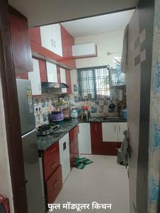 Kitchen Image of 1000 Sq.ft 3 BHK Duplex for sale in Karmeta Jabalpur for Rs. 6200000