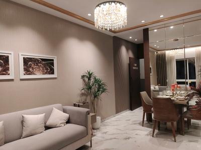 Living Room Image of 500 Sq.ft 1 BHK Apartment / Flat for sale in Emerald Dotom Isle, Kandivali West Mumbai for Rs. 8900000