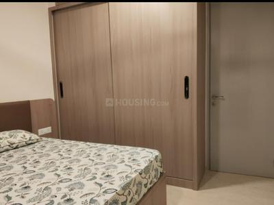 Bedroom Image of 1000 Sq.ft 2 BHK Apartment / Flat for sale in Aurum Q Residences, Ghansoli Navi Mumbai for Rs. 21000000
