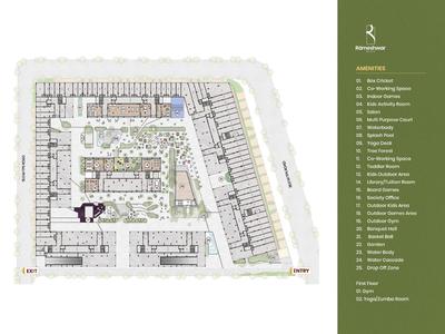 Image of 1100 Sq.ft 3 BHK Apartment / Flat for sale in Rameshwar City, Naranpura, Ahmedabad for Rs. 9988000