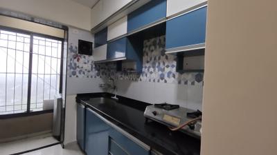 Kitchen Image of 750 Sq.ft 2 BHK Apartment / Flat for rent in Raunak City, Kalyan West Kalyan for Rs. 22000