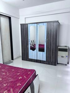 Bedroom Image of 988 Sq.ft 2 BHK Apartment / Flat for rent in Rama Krystal City, Moshi Pune for Rs. 18000