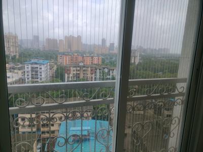 Balcony Image of 600 Sq.ft 1 BHK Apartment / Flat for rent in Ashar Arize, Kalwa Thane for Rs. 25000