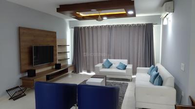 Living Room Image of 2400 Sq.ft 3 BHK Apartment / Flat for rent in Karle Zenith Residences, Nagavara Bengaluru for Rs. 125000