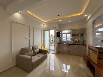 Hall Image of 600 Sq.ft 1 BHK Builder Floor for rent in Bhoganhalli Bengaluru for Rs. 26000
