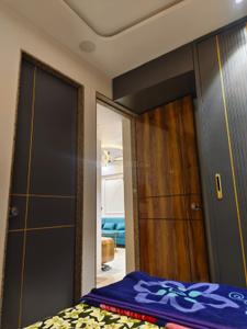Bedroom Image of 850 Sq.ft 1 BHK Apartment / Flat for rent in RRG HR Evernest, Ghuma Ahmedabad for Rs. 30000