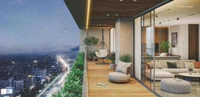 Balcony Image of 3212 Sq.ft 4 BHK Apartment / Flat for sale in Bodakdev Ahmedabad for Rs. 30600000