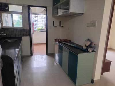Kitchen Image of 1020 Sq.ft 2 BHK Apartment / Flat for rent in Gini Bellissimo, Dhanori Pune for Rs. 25000