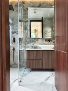 Bedroom Three Image of 2960 Sq.ft 4 BHK Builder Floor for sale in Malibu Town Floors, Sector 47 Gurgaon for Rs. 39500000