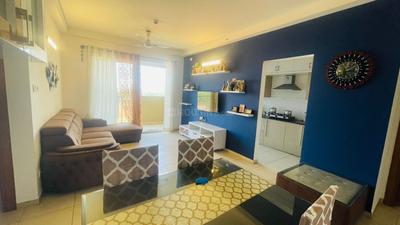 Hall Image of 1000 Sq.ft 2 BHK Apartment / Flat for rent in Bhartiya Nikoo Homes, Kannuru Bengaluru for Rs. 53000